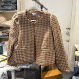 Houndstooth Tweed Blazer