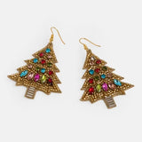 Beaded Tree Earring