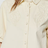Embroidered Crop Jacket