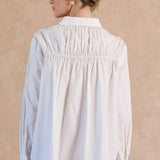 Flower Applique Button Down