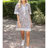 Floral Jacquard Dress