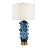 Aura Table Lamp Blue 28"H