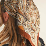 Boho Paisley Print Scarf