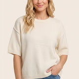 Crew Neck SS Sweater
