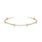 Radiant Cross Mini Cuff Bracelet