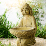 Girl with Basket Planter