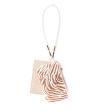 Beige Animal Print Wristlet