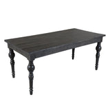 Black Rectangle Table 71"x35.5"x30"