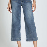 Parker Cropped Wide Leg Jean, Indigo