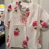 Flower Button Up