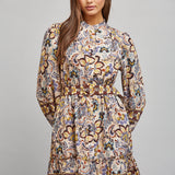 Stand Collar Dress