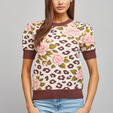 Jacquard Knit Top