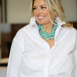 Rffl Collar Button White/XS