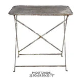 Jardin Iron Table Antique White
