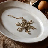 Large Jeweled Snowflake Orn.