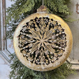 Goldspun Ornament Snowflake