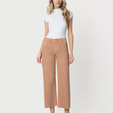 Mocha High Rise Crop Pant