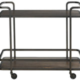 Smoked Bronze Bar Cart