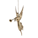 Iron Hanging Angel, 17.3"H