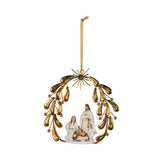 Resin Nativity Ornament