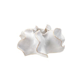 Stoneware Planter, Reactive Glaze, White