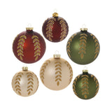 Beaded Leaf Ornament 4"
