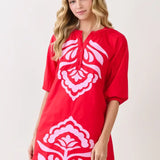 Contrast Shift Mini Dress