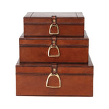 Large Nesting Box with Brass Closure