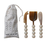 Natural Horn Cheese Knives/SET3