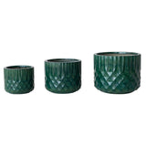 Large Teal Indoor/ Outdoor Planter 12"