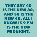 9pm is New Midnight Napkins