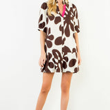 Geometric Pattern Short Dress