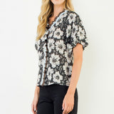Puff Sleeve Floral Top