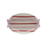 Stripe Dish w/Bow