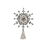 Snowflake Tree Topper W/ Jewels