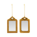 Resin Mirror Orn. Gold