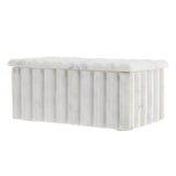 White Marble Box 4x7x3