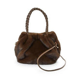 Faux Fur Bag Brown