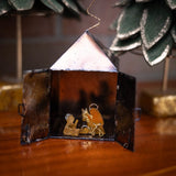 Metal Nativity Lantern