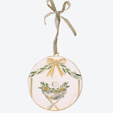 Manger Disc Ornament
