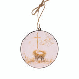 True Story Glitter Metal Ornament