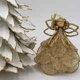 Gold Angel Ornament Large