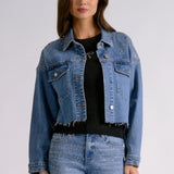 Rhinestone Jean Jacket