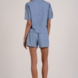 Summer Denim SS Blouse