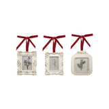 Photo Frame Ornament w/ Ribbon