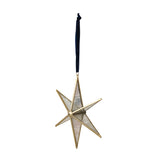 Glass & Brass Star Ornament
