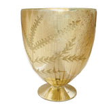 LG Etched Mercury Glass Vase