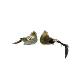 Clip-On Bird Ornament w/Pearls